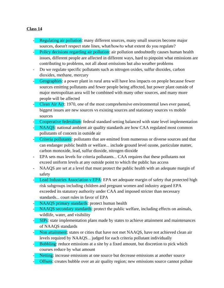 Air Pollution Sources, Impacts, and Policy Decisions
