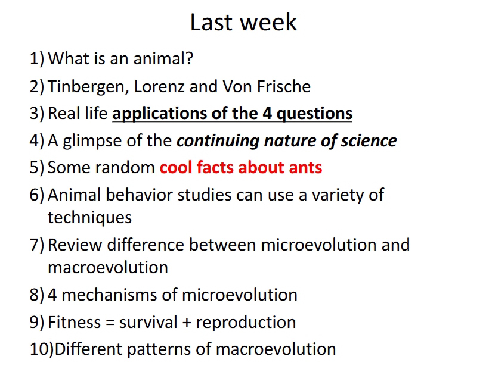 Phylogeny Lecture Two