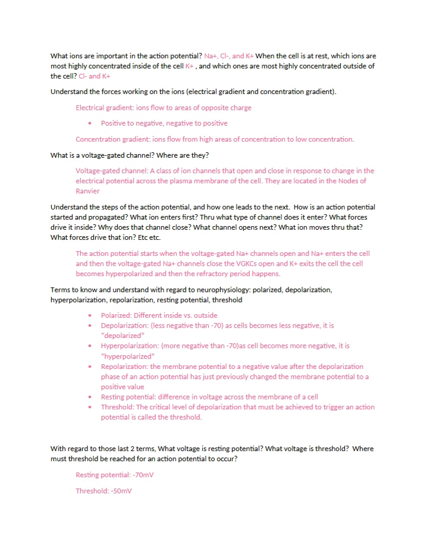 Course Summary