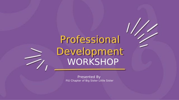 Professional Development for BSLS