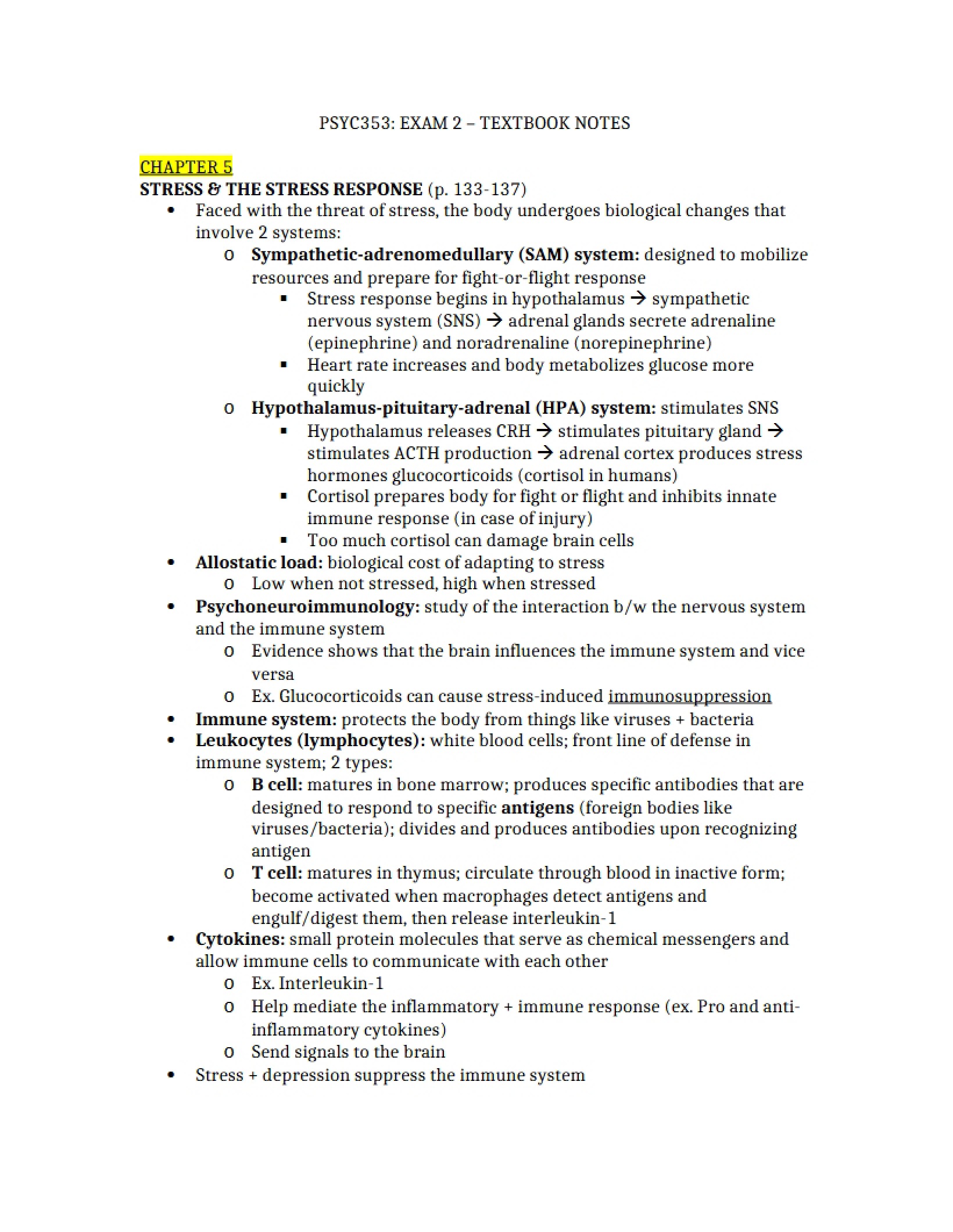 Second Examination