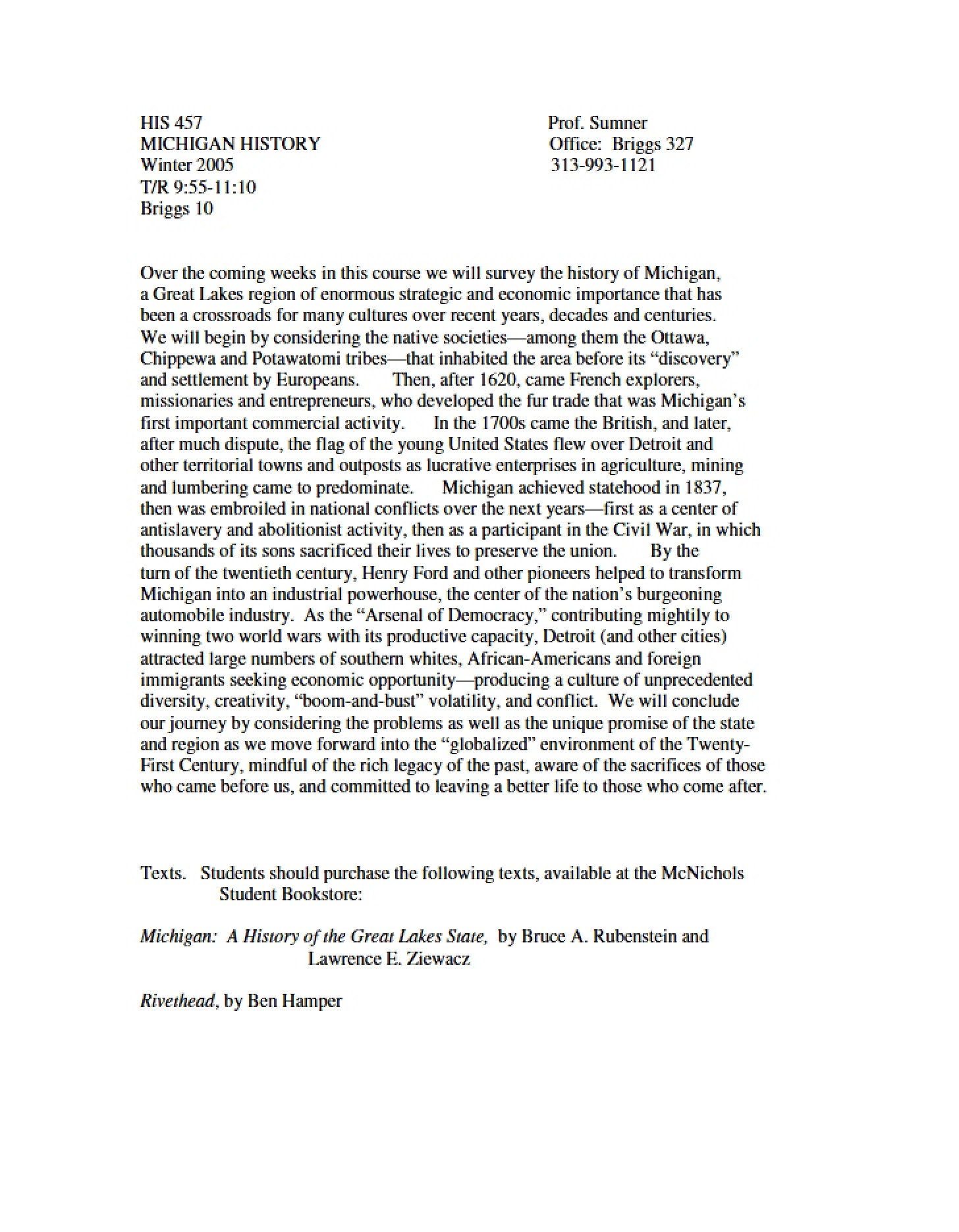 Academic Syllabus