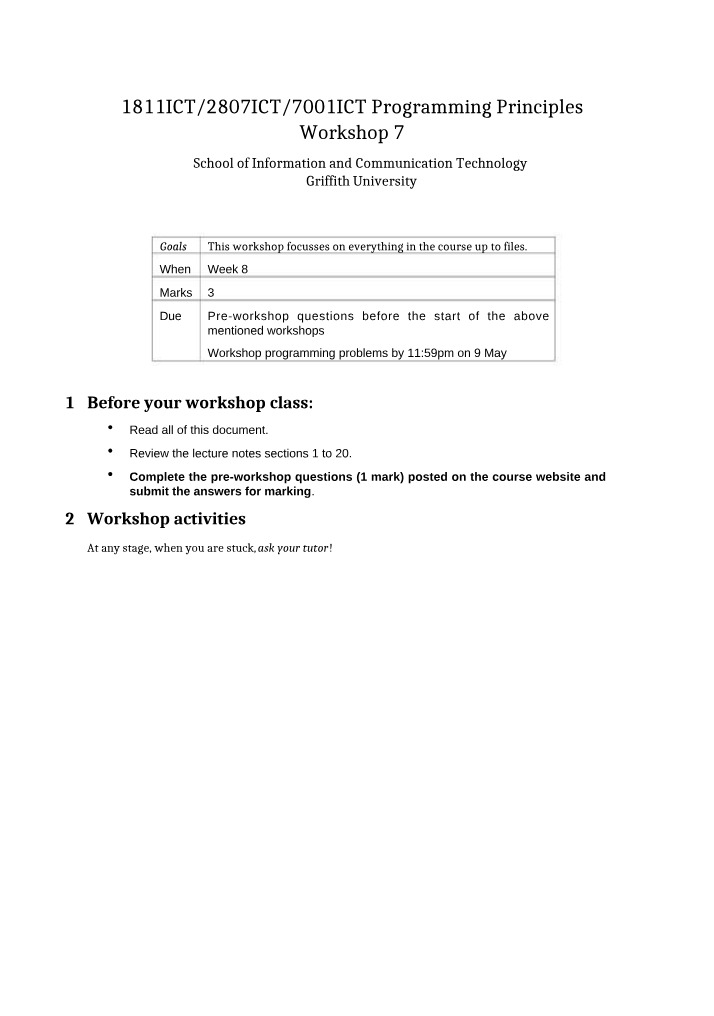 Workshop 7 - File Handling and Manipulation