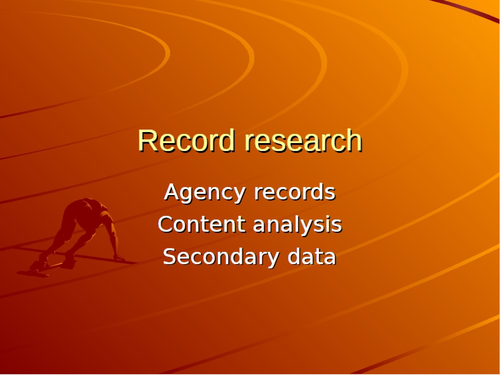 Researching Records
