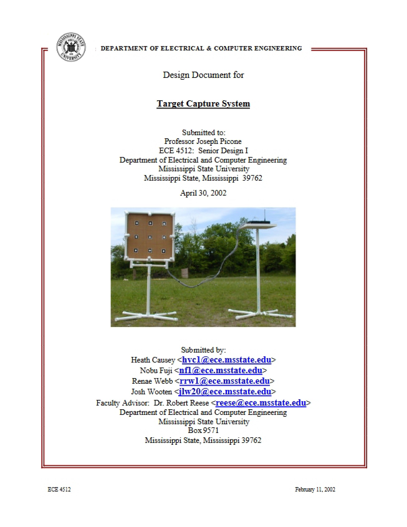 Capture System for Targets