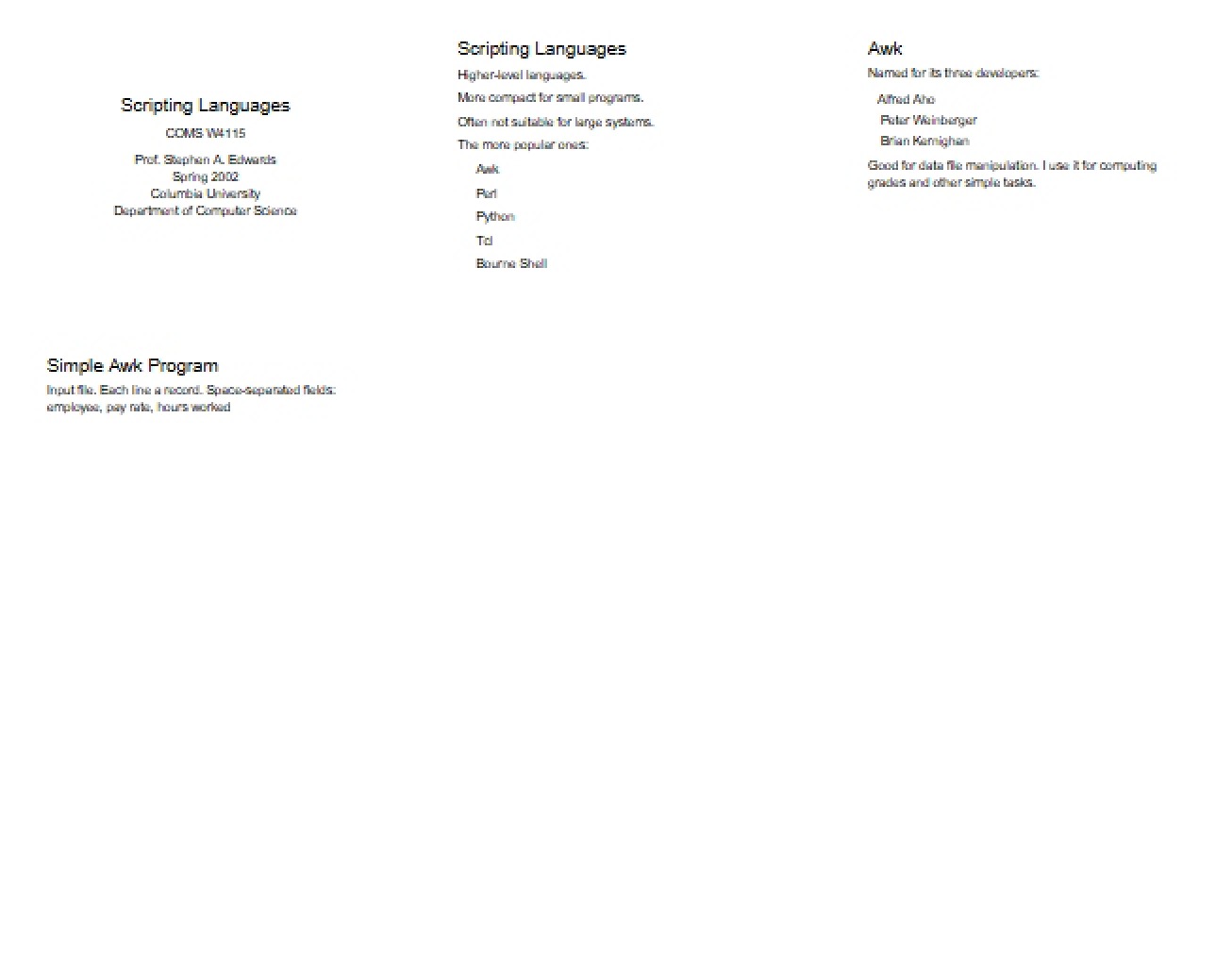 Scripting Language Concepts (4)