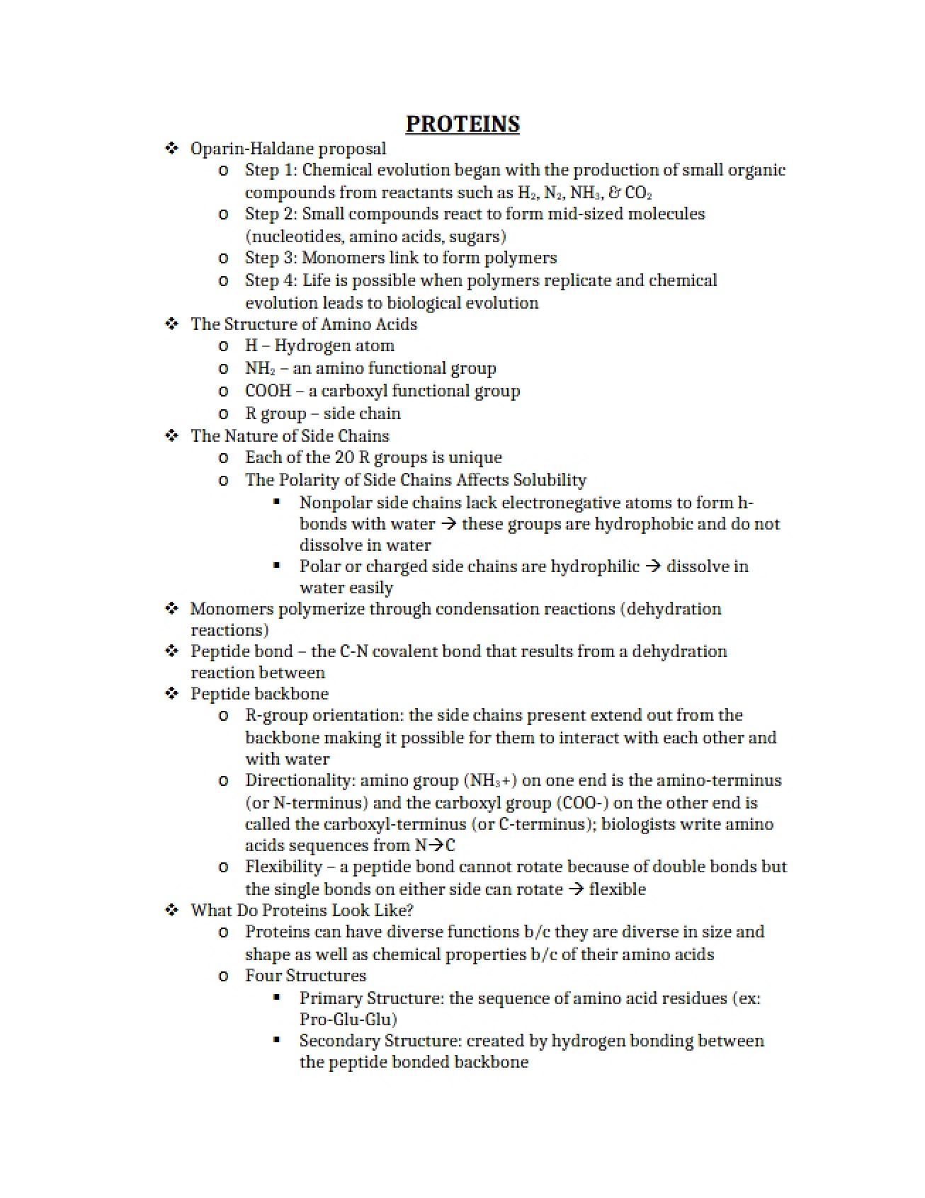 Overview of Proteins in Biology