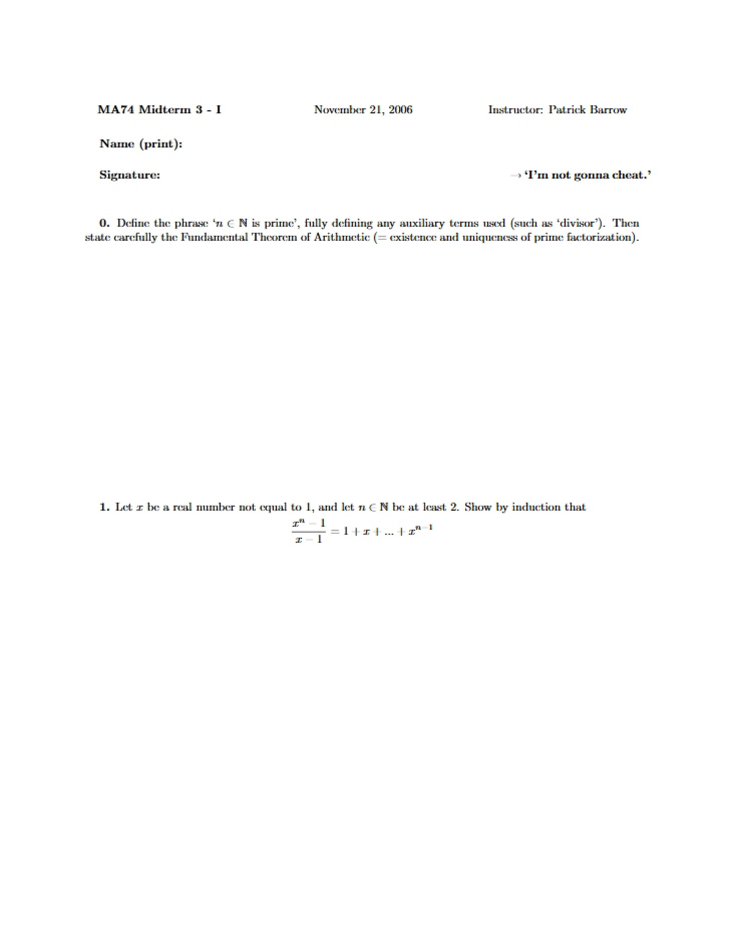 Intermediate Examination