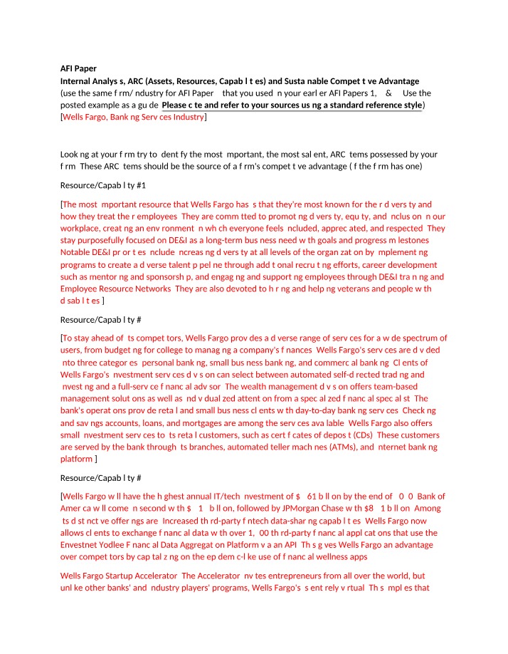 Paper 4 Analysis - AFI