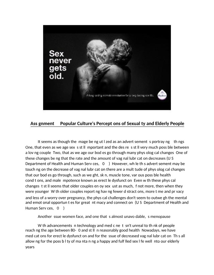 Essay on Human Sexuality