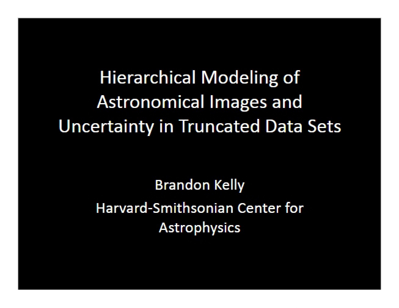 Truncated Data Hierarchical Modeling