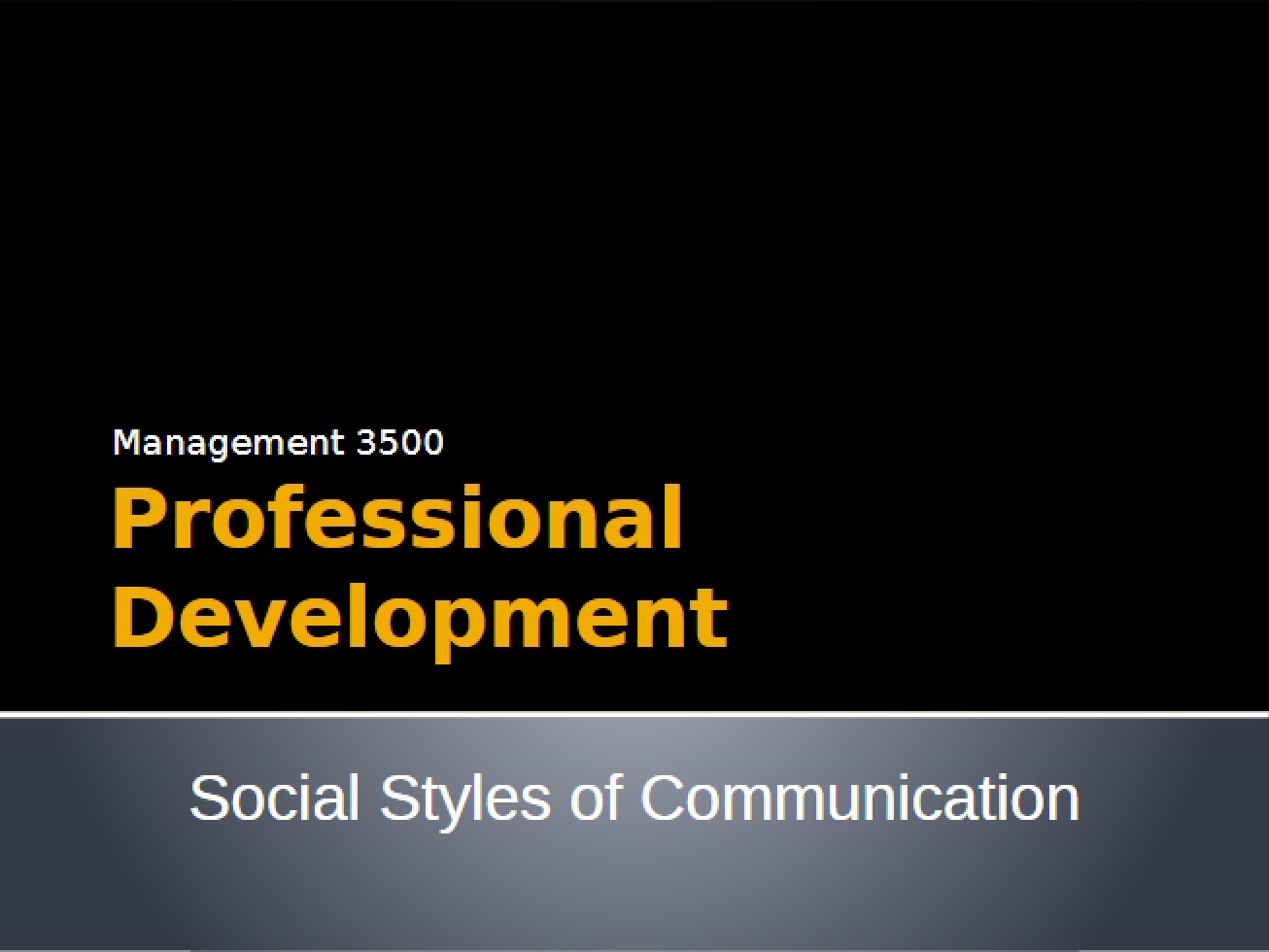 Styles of Social Interaction