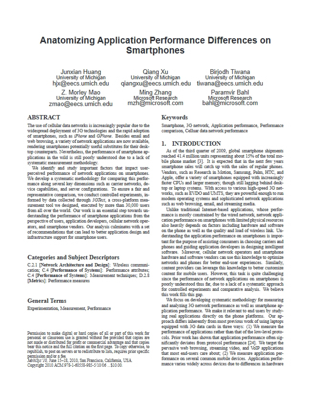 Designing Computer Science Experiments Study Notes (Set 2)
