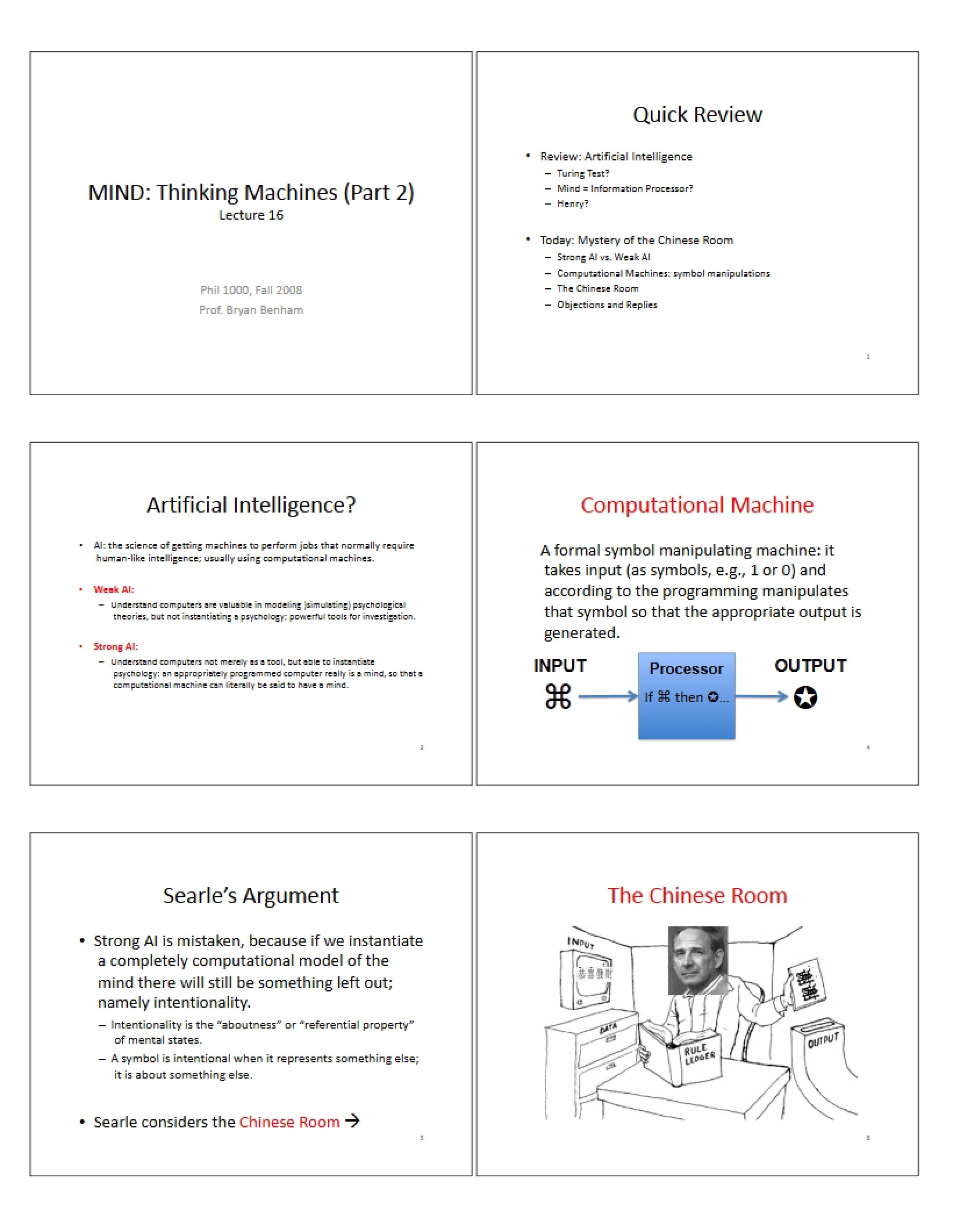Machine Thinking
