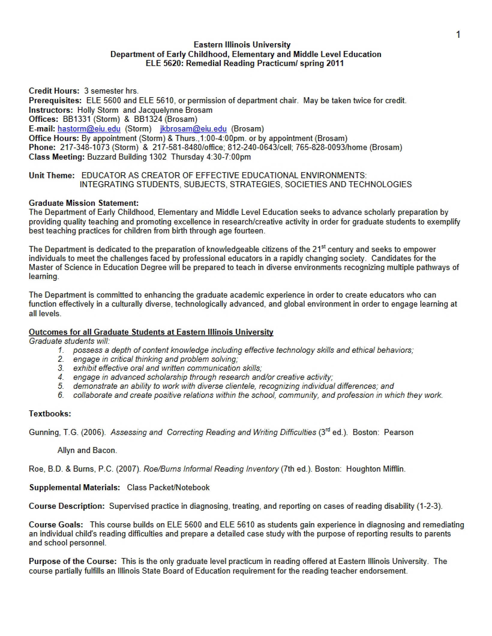 Syllabus