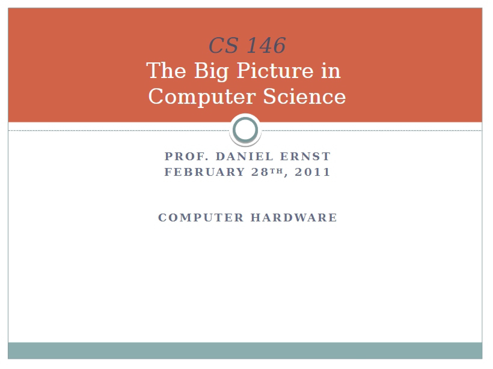 Hardware for Computers