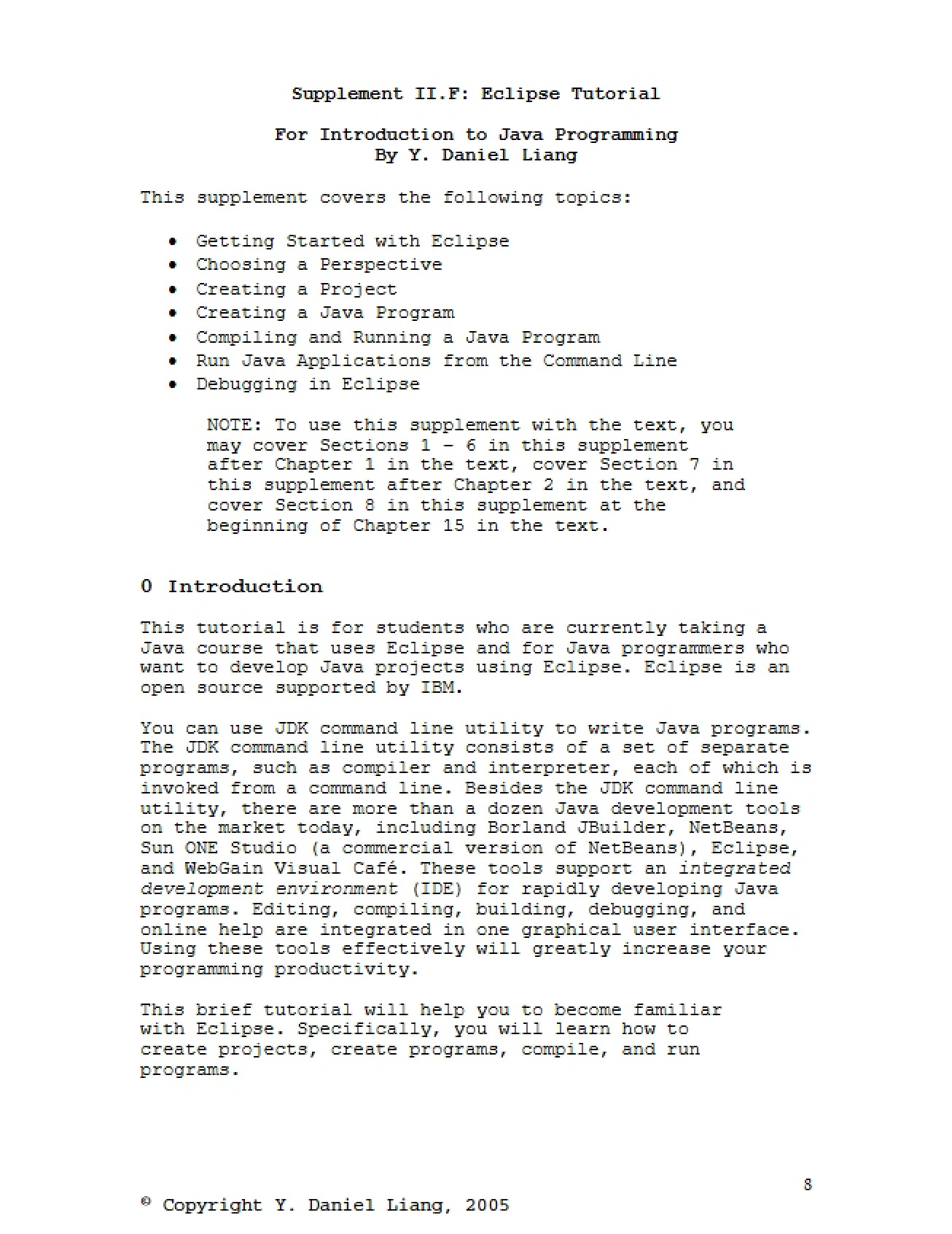 Introduction to Java Programming