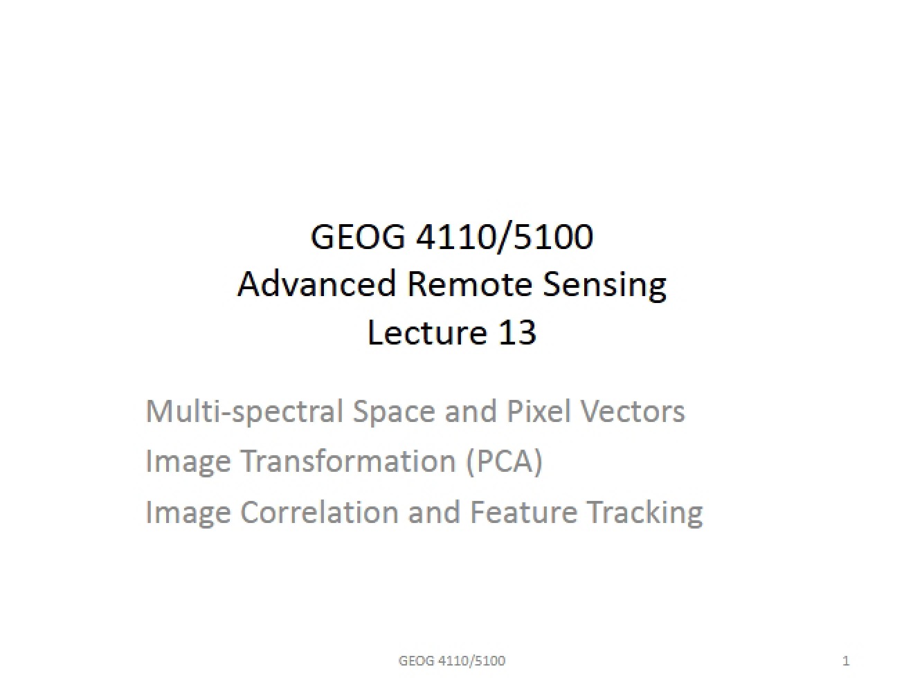 Lecture Session Number Thirteen