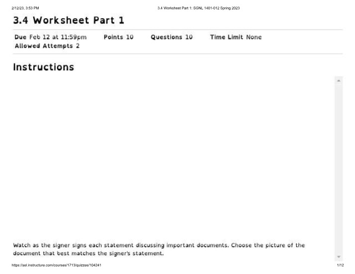 3.4 Part 1 Worksheet