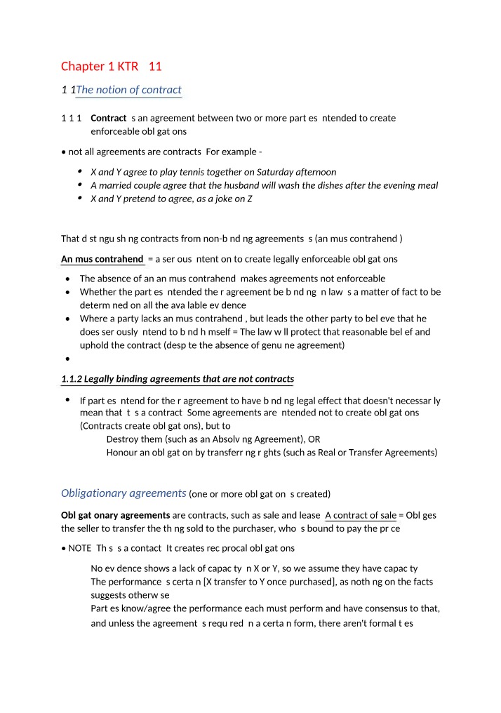 Contracts and Legally Binding Agreements