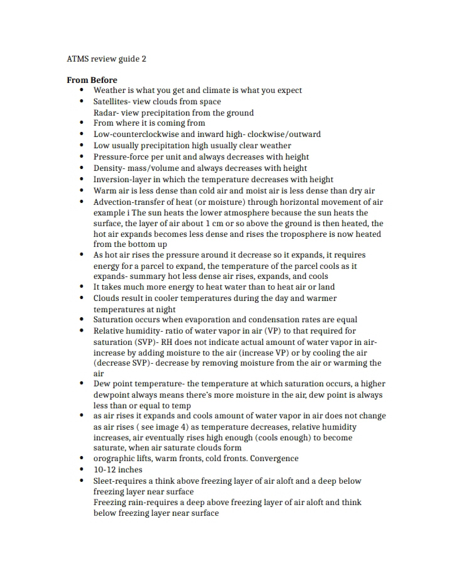 Guide 2 for ATMS Review