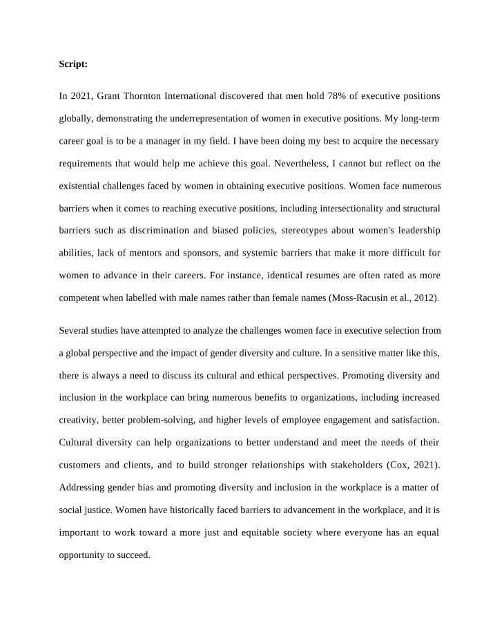Milestone 8 Script