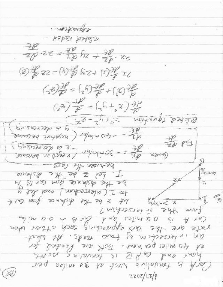 Local Maximum and Minimum of a Function with Related Rates