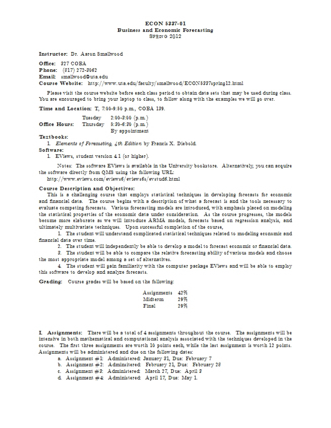 Course Policy