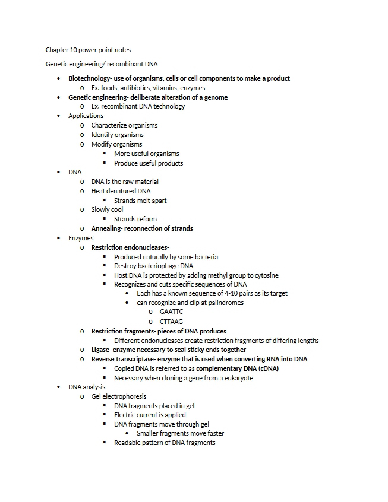 Recombinant DNA and Genetic Engineering