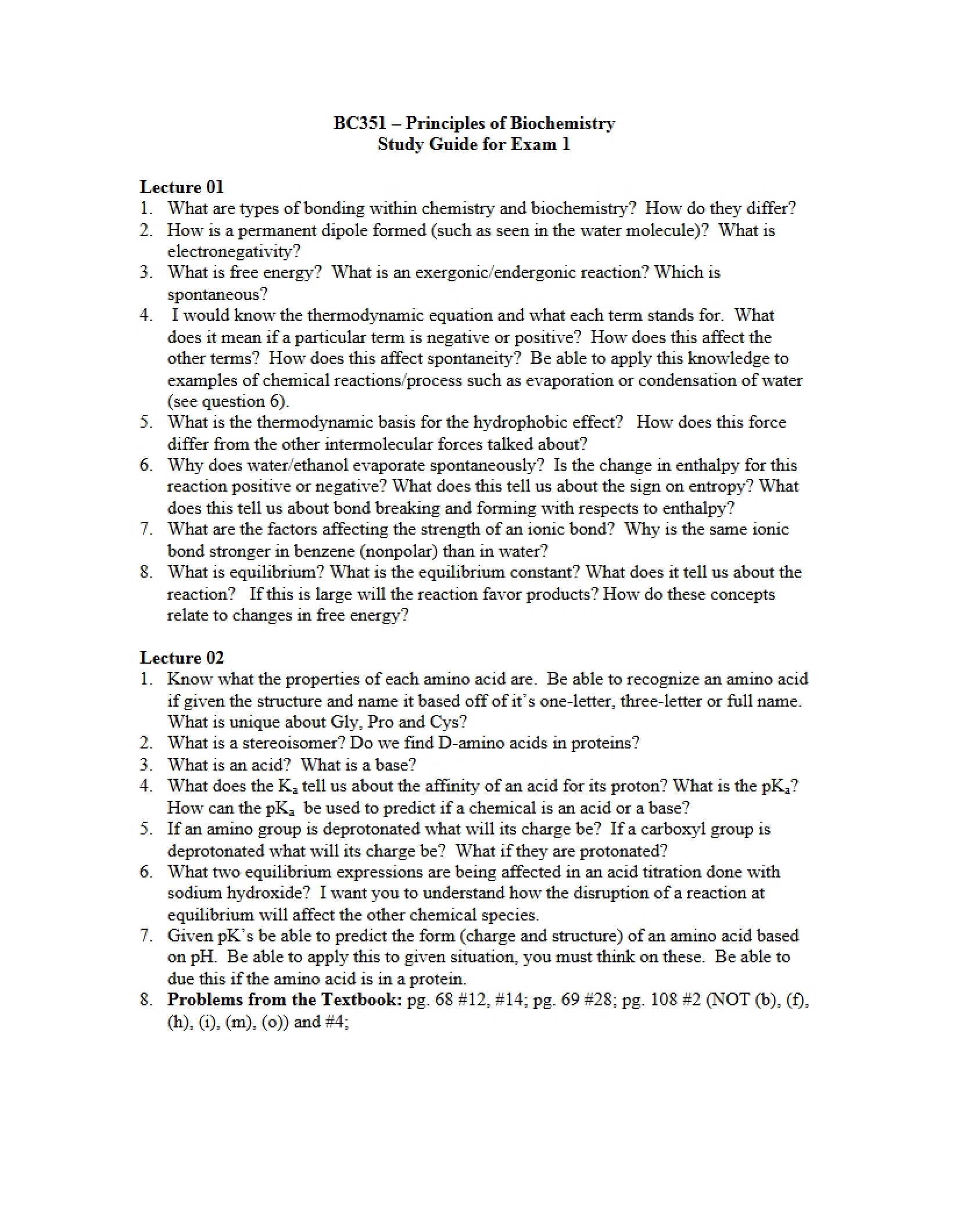 Study Guide 01
