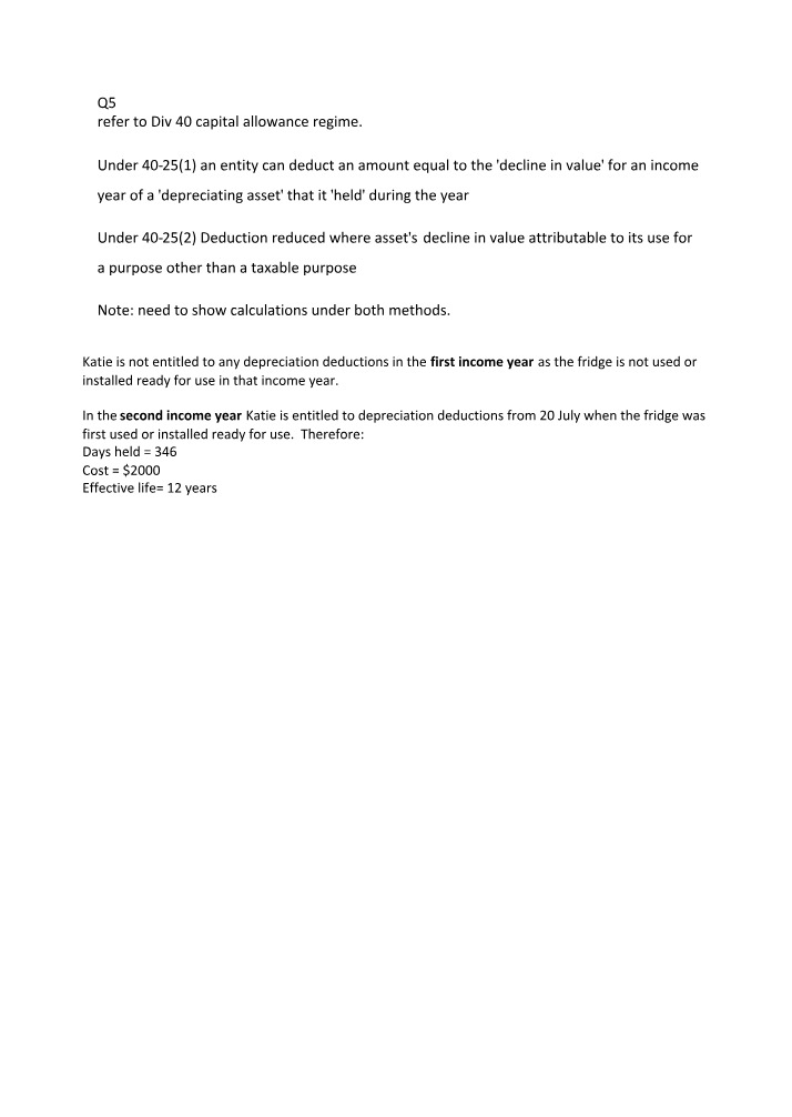 Calculation Outline - Topic 9