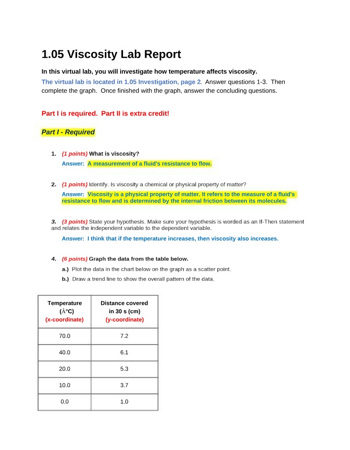 1.05 Lab Report - Viscosity