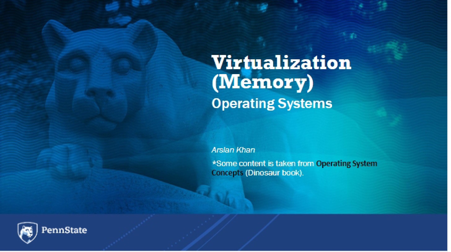 Virtualization of Memory