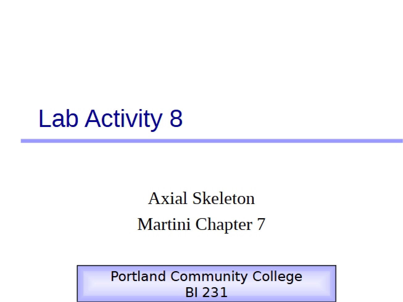 Overview of the Axial Skeleton