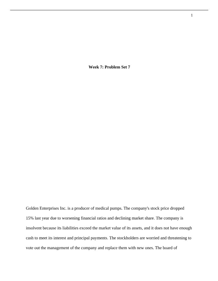 Week 7 Problem Set 7 Worksheet