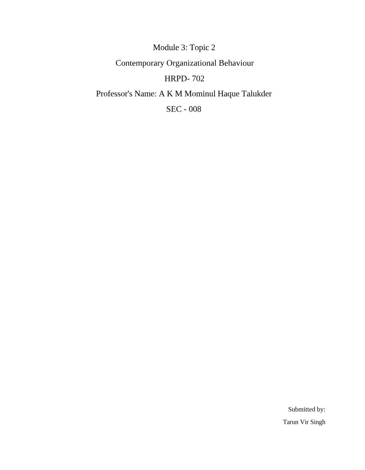 Mod 3 Topic 2 - HRPD 702