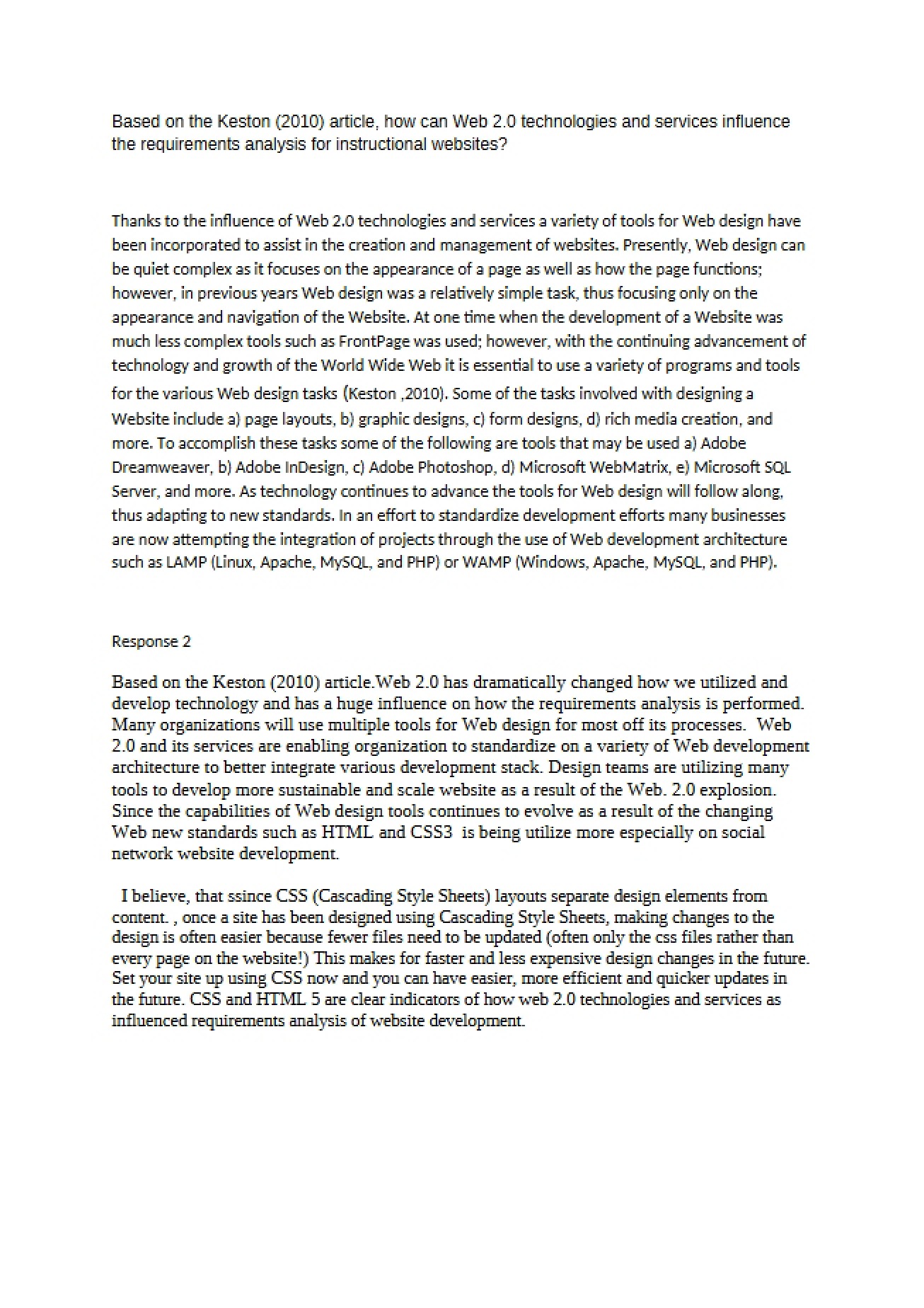 Technologies of Web 2.0