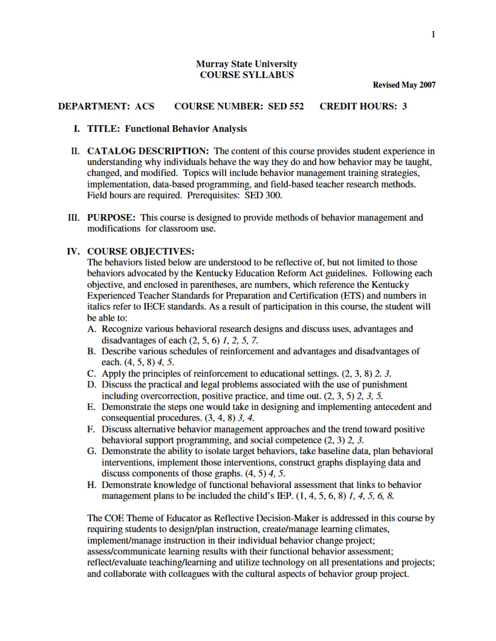Syllabus - SED 552