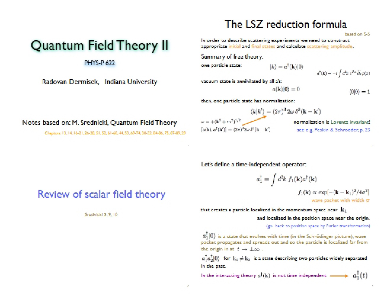 Part II Quantum Field Theory