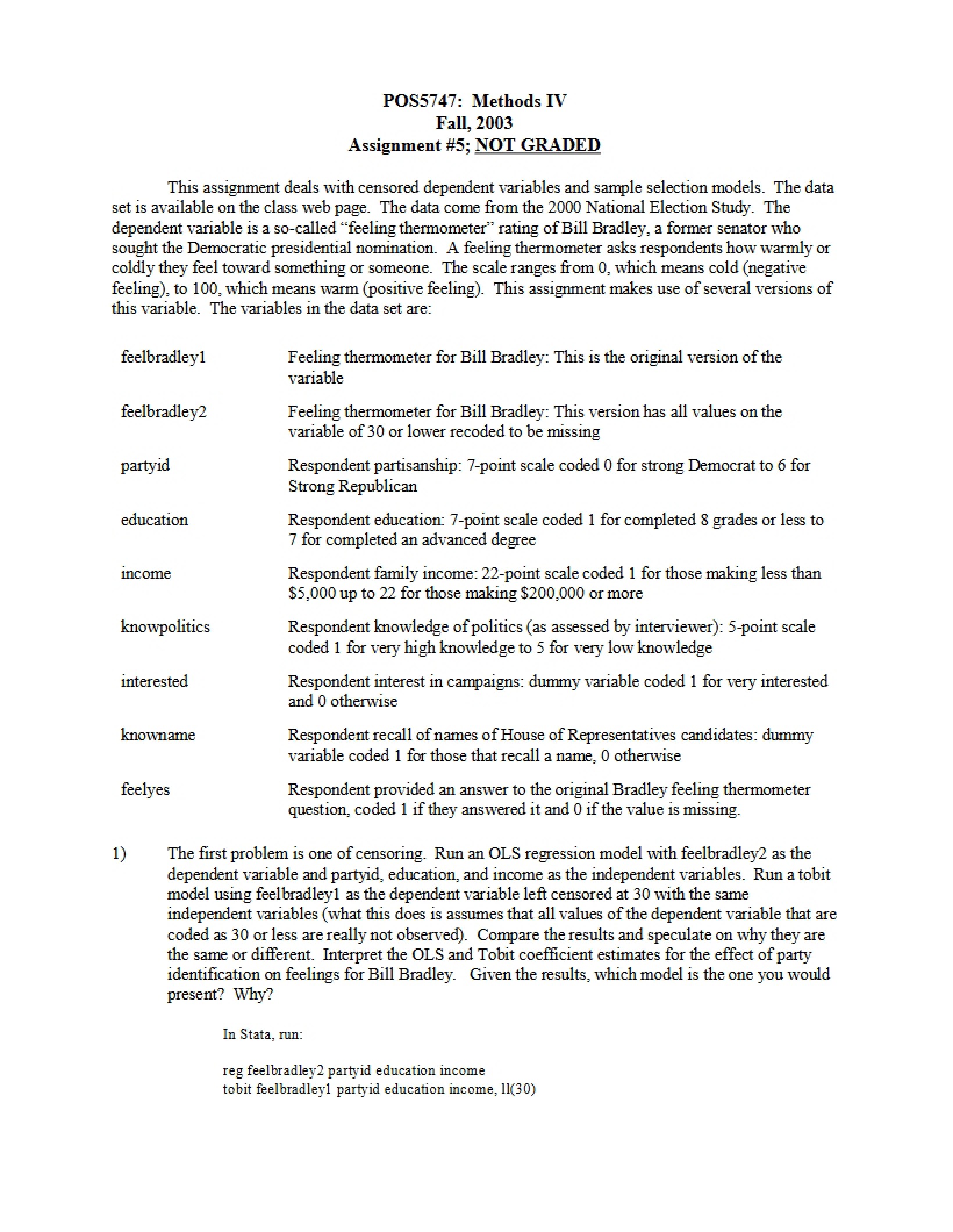 Assignment Five