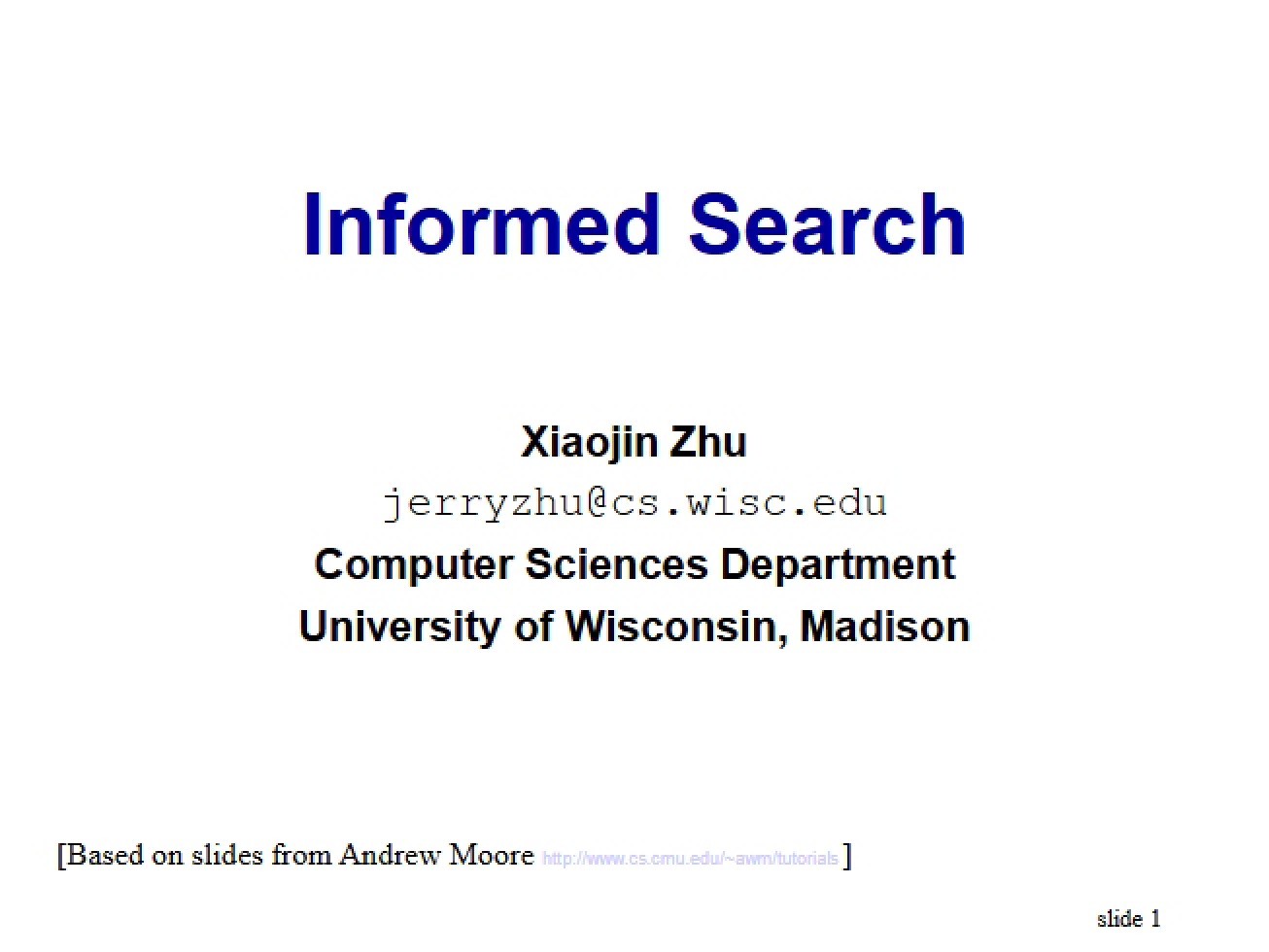 Search Using Information