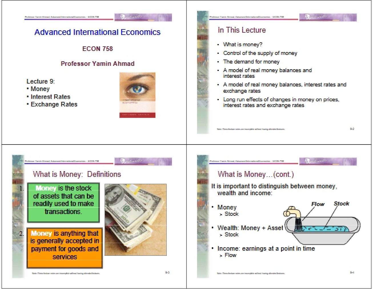 International Economics (Advanced)