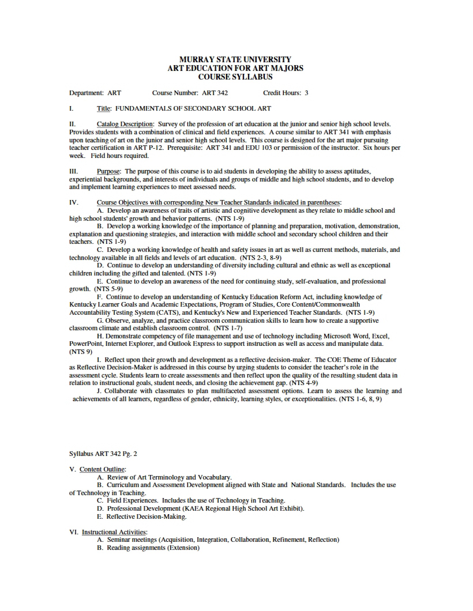 Syllabus