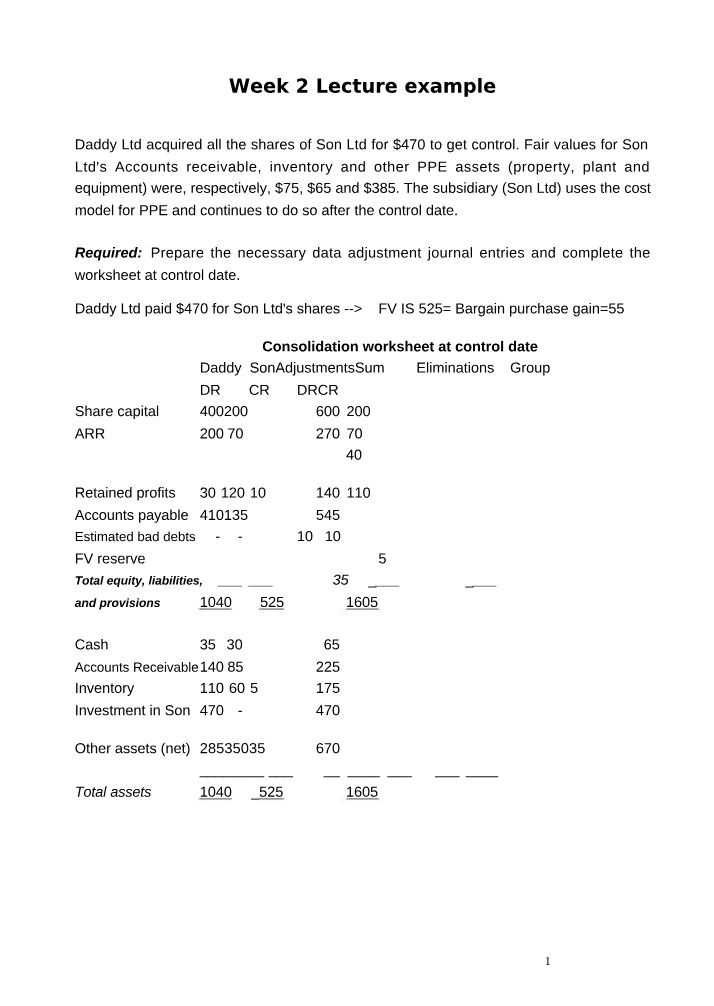 Lecture Example - Week 2