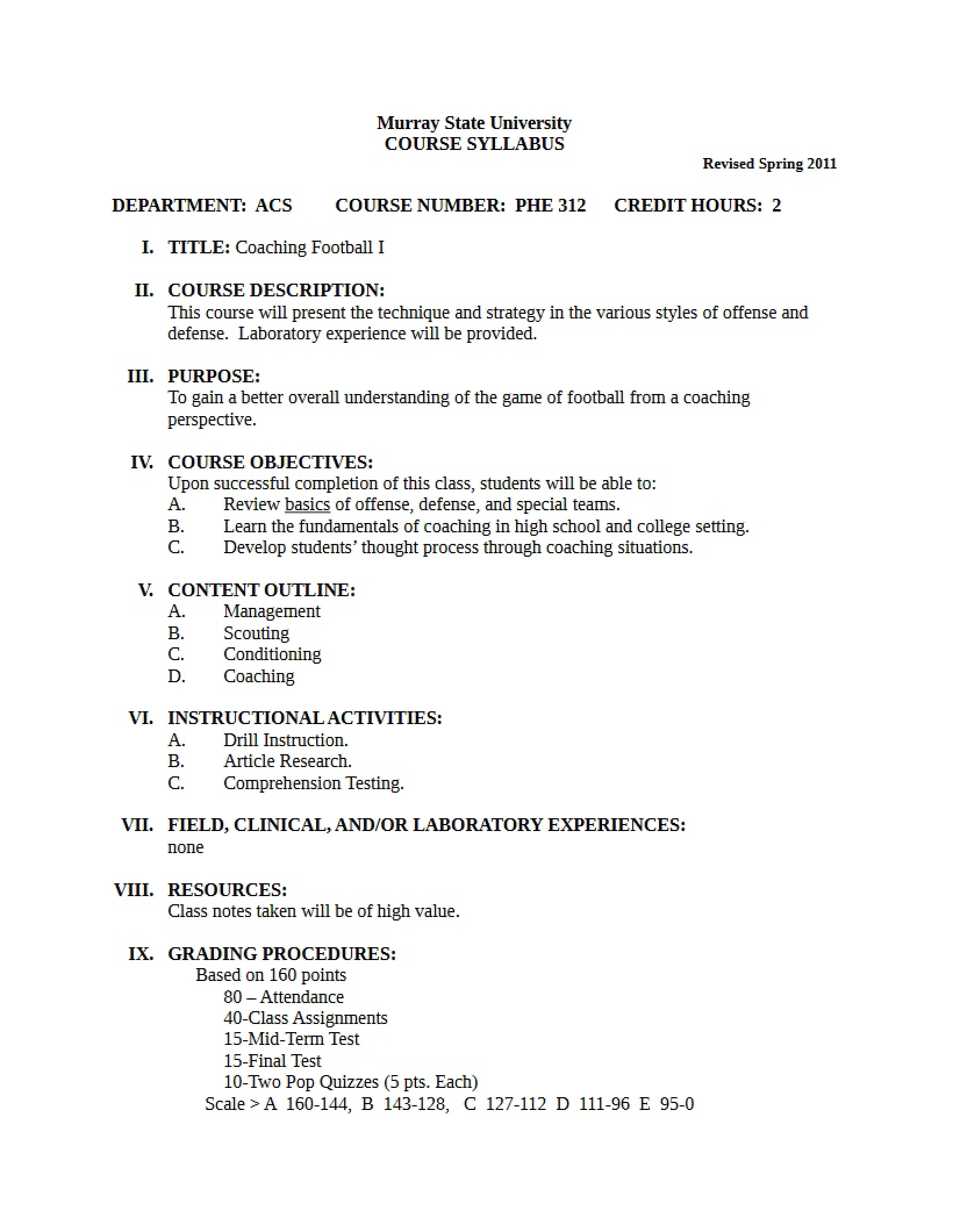 Syllabus
