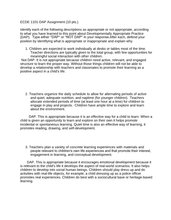 DAP Assignment - ECDE 1101