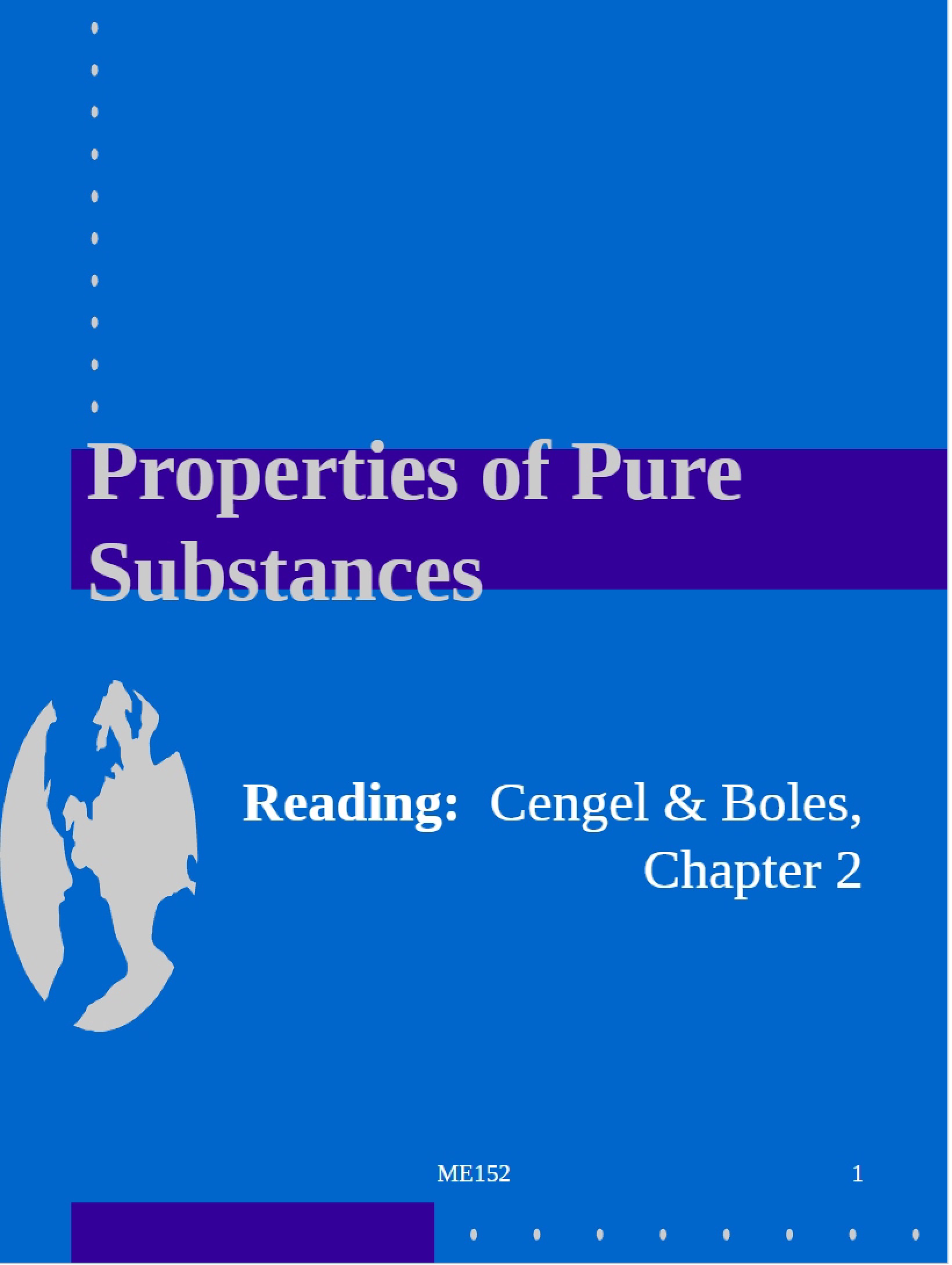 Pure Substance Properties
