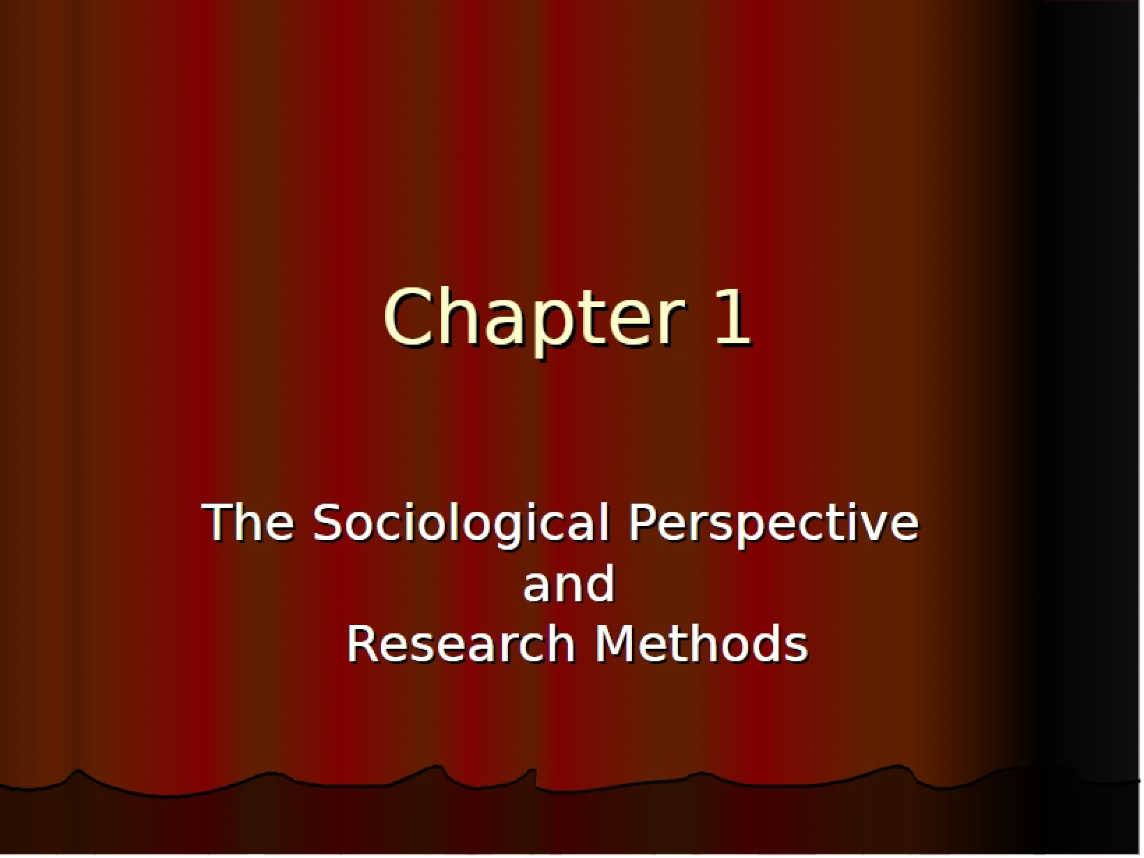 Research Methods and Sociological Perspective