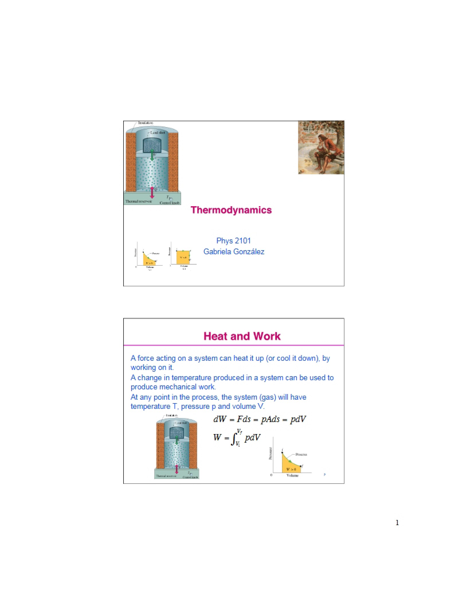 Thermodynamic Principles