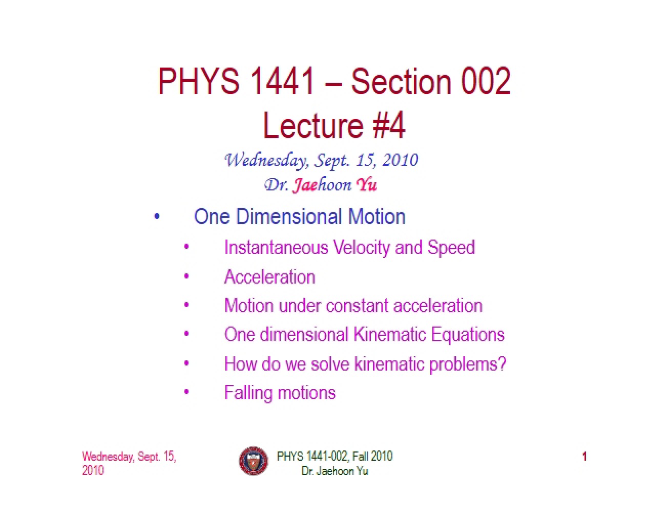 Notes from Lecture (20)
